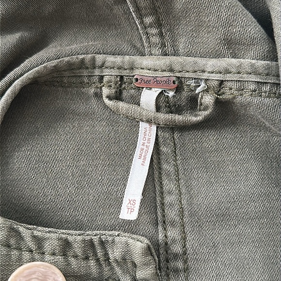 Free People‎ Joshua Tree Oversized Durable Utility Jacket Granola Girl Fall XS - Picture 10 of 14